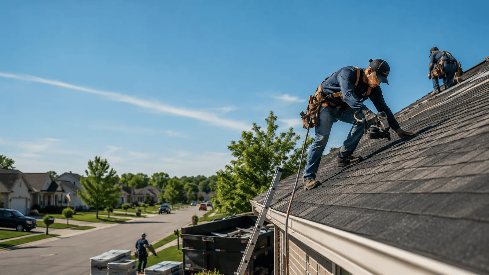 Roof Inspection in Newton Center, MA